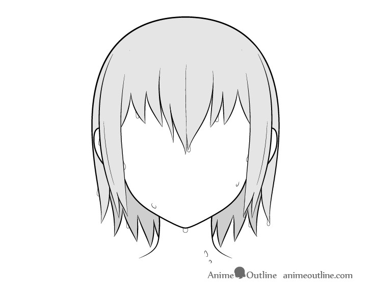 How To Anime Hairstyle
 How to Draw Wet Anime Hair Step by Step AnimeOutline