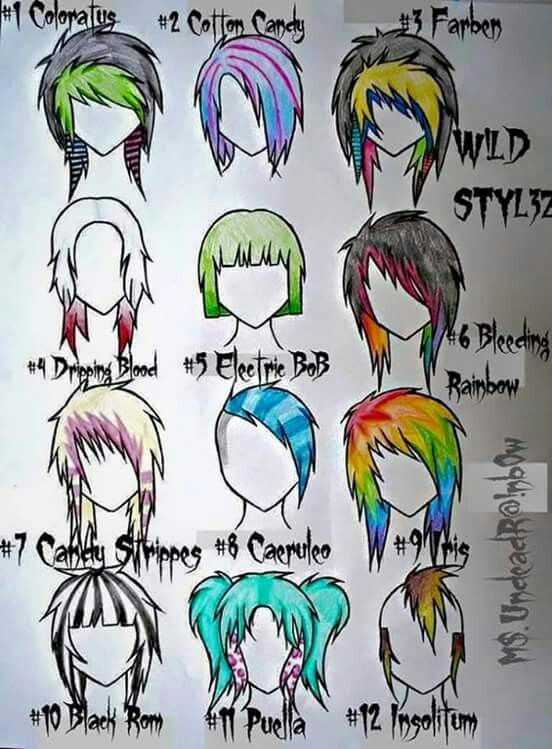 How To Anime Hairstyle
 Many anime hair stlyes xp in 2019