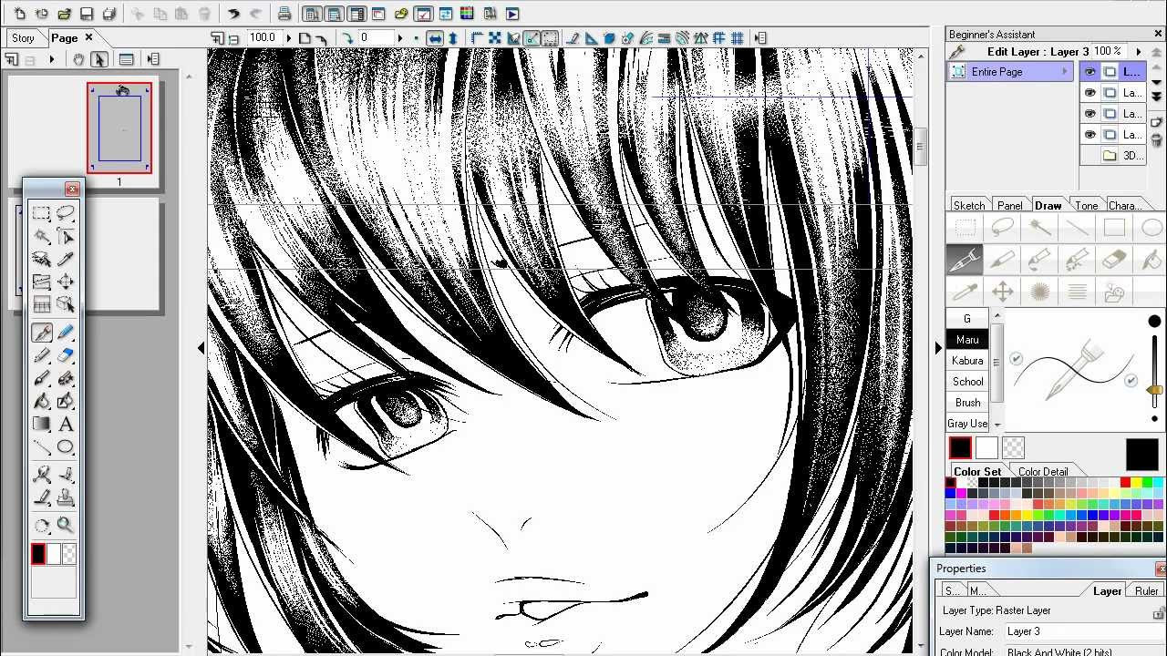 How To Anime Hairstyle
 Manga Studio Hair Tutorial