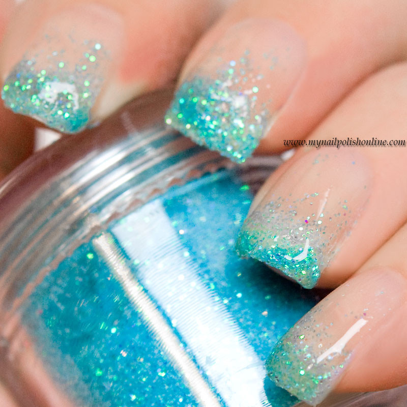 How To Apply Loose Glitter To Nails
 Gra nt with loose glitter My Nail Polish line