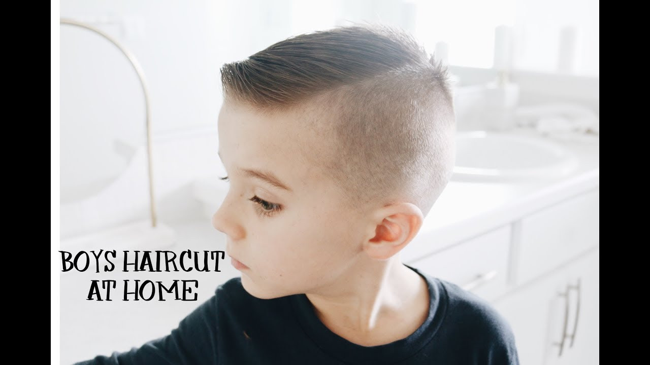 How To Cut A Boys Hair
 HOW TO CUT BOYS HAIR AT HOME HAIRCUT TUTORIAL