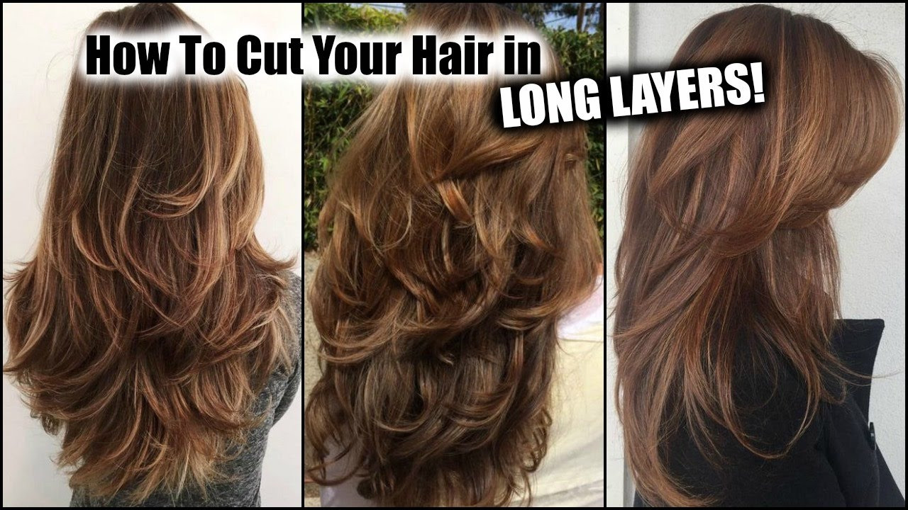 How To Cut Long Layers In Your Own Hair
 HOW I CUT MY HAIR AT HOME IN LONG LAYERS │ Long Layered
