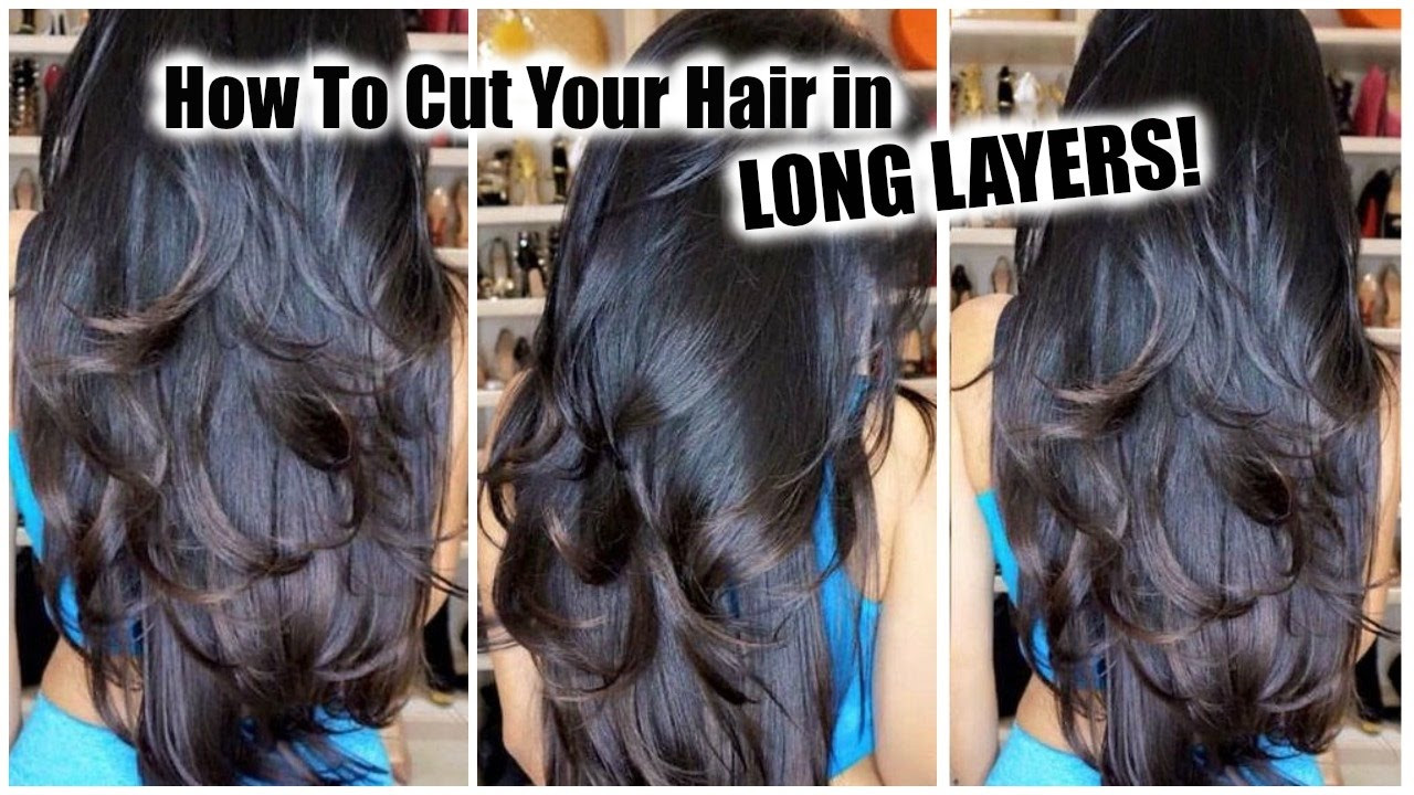 How To Cut Long Layers In Your Own Hair
 How To Cut Your Own Hair in Layers at Home │ DIY Layers
