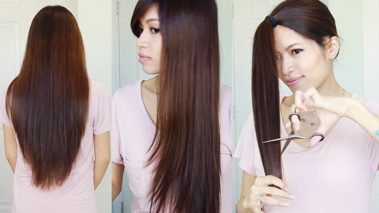 How To Cut Long Layers In Your Own Hair
 The Best Hair Hack ♥ How to Cut & Layer Your Hair at Home