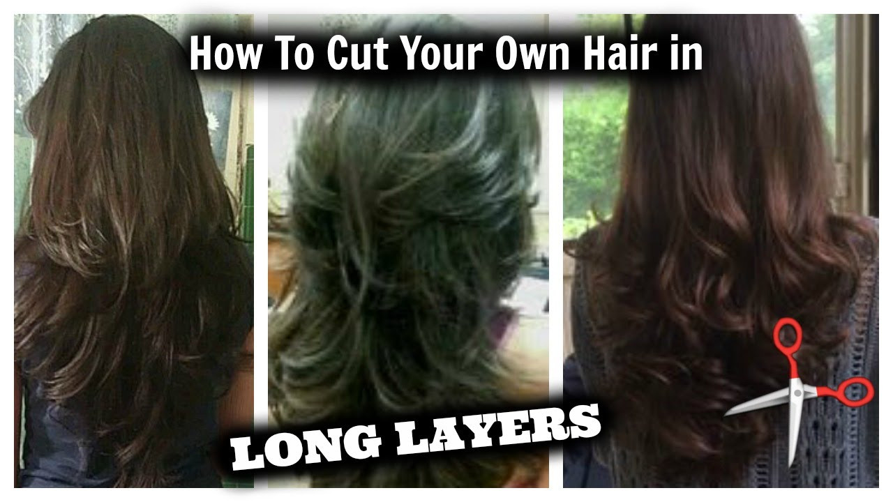 How To Cut Long Layers In Your Own Hair
 How I Cut My Hair in Layers at HOME │ Long Layered