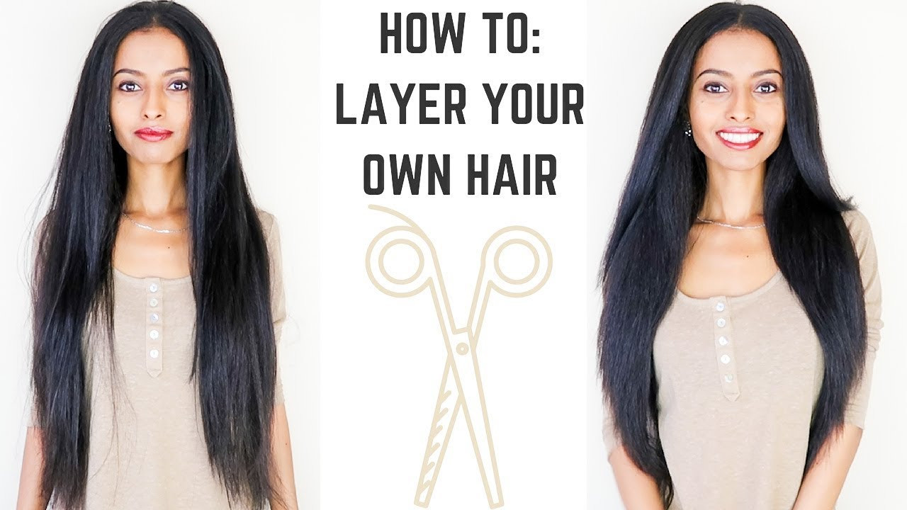 How To Cut Long Layers In Your Own Hair
 HOW TO Cut Layers in Long Hair