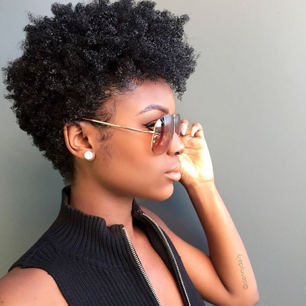 How To Cut Natural Hair
 InstaFeature Tapered cut on natural hair – dennydaily