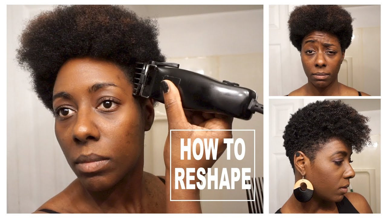 How To Cut Natural Hair
 TUTORIAL How to Reshape Your Tapered Cut
