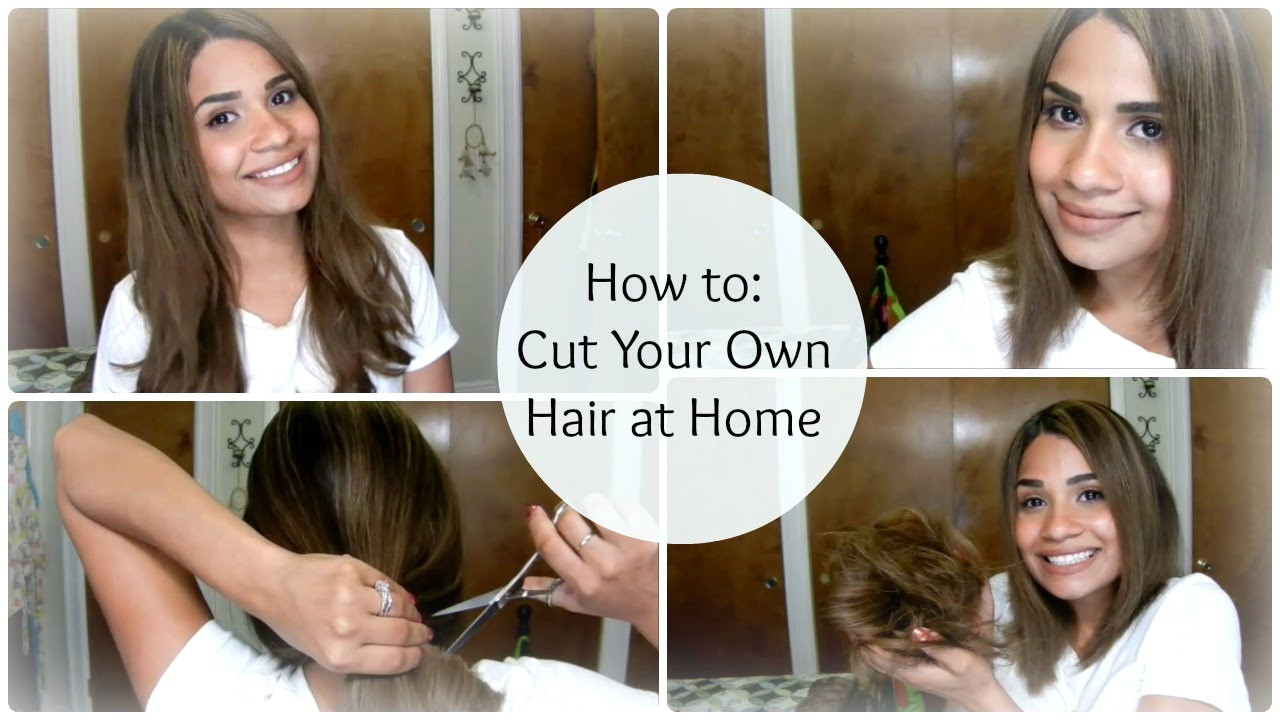 How To Cut Your Own Hair Into An Inverted Bob
 How to Cut Your Own Hair at Home ♥ A Line Bob