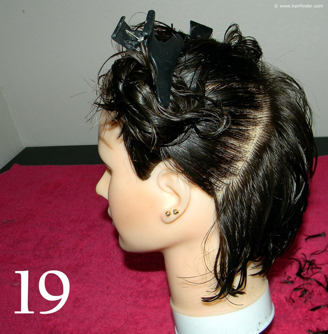 How To Cut Your Own Hair Into An Inverted Bob
 Tutorial for an angled or inverted bob Page 4
