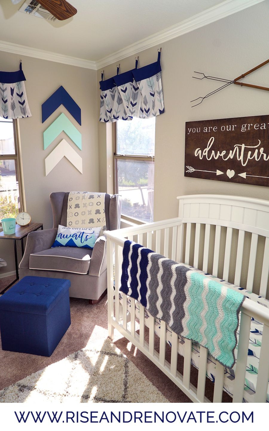 How To Decorate Baby Boy Room
 Adventure Nursery Sneak Peek