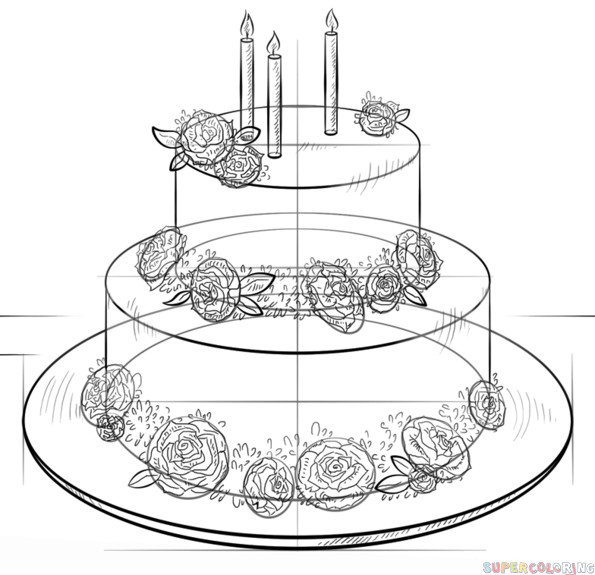 How To Draw Birthday Cake
 How to draw a Birthday Cake