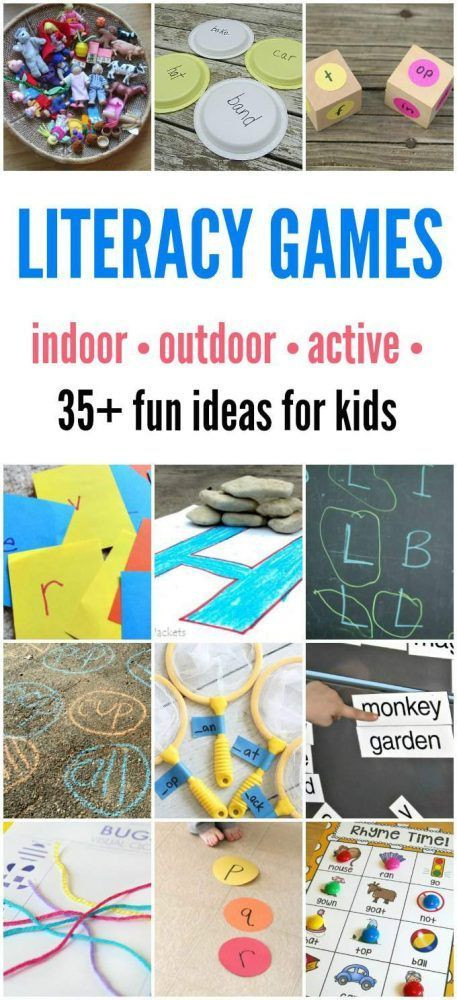 How To Ideas For Kids
 Literacy Games for Kids Indoor and Outdoor Learning Fun
