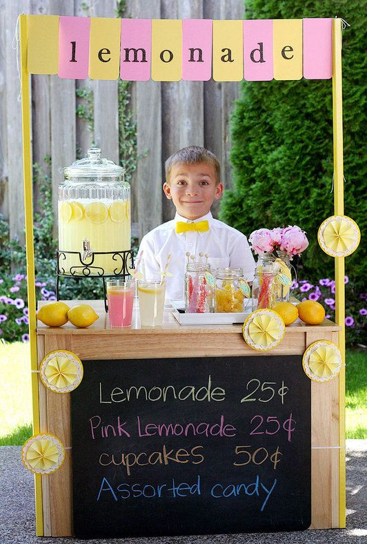 How To Ideas For Kids
 Kids Summer Lemonade Stand