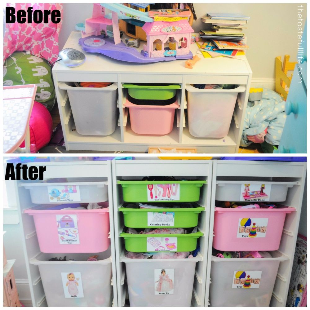How To Organize Kids Room When It Is Small
 DIY Toy Box Labels Small Space Toy Storage Solution