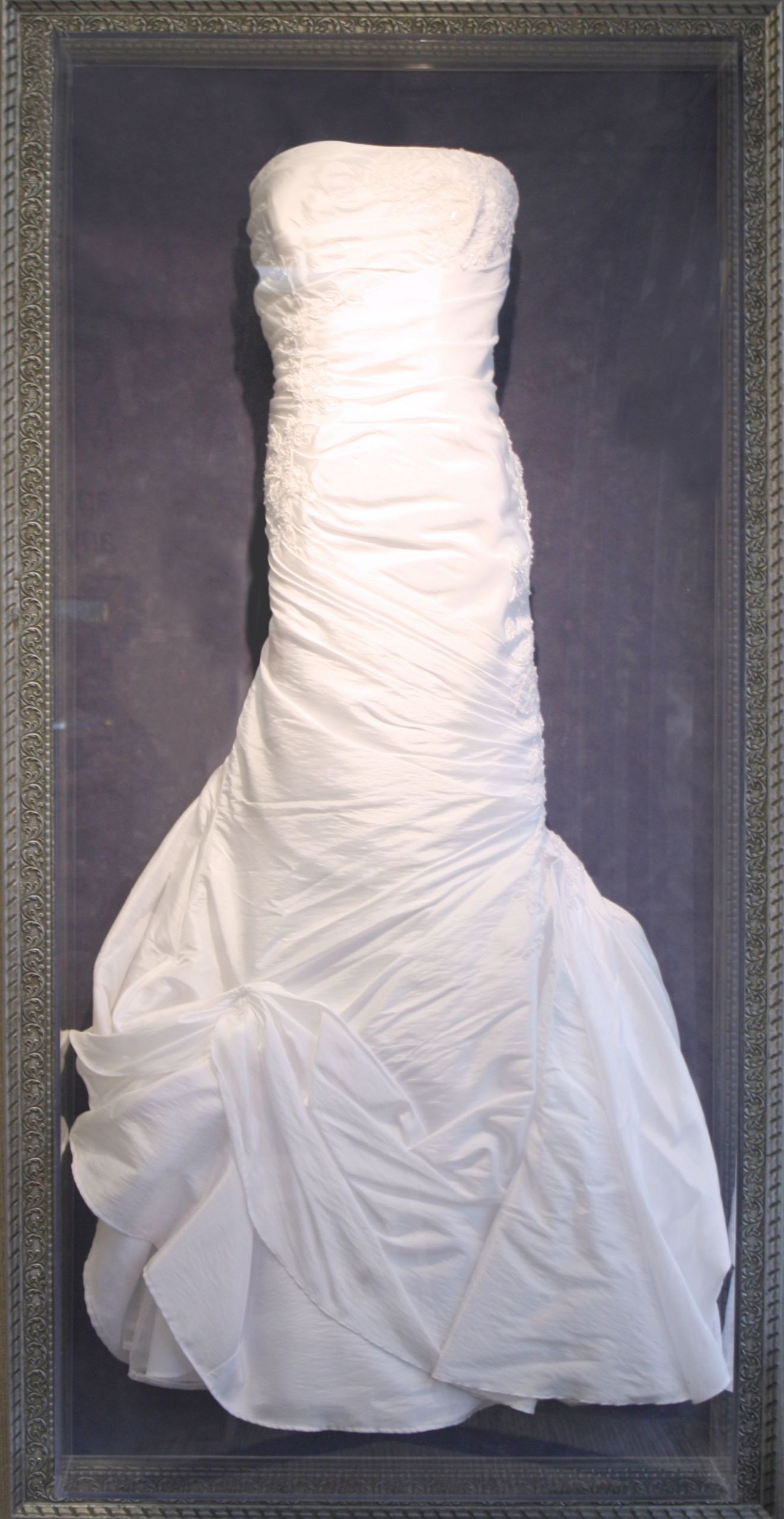 How To Preserve A Wedding Dress
 Preserve your wedding dress in a custom framed shadowbox