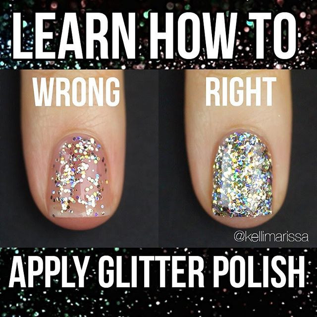 How To Put Glitter On Nails
 Kelli Marissa Shows You How To Apply Glitter Nail Polish