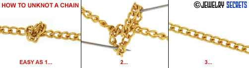 How To Unknot A Necklace
 LEARN HOW TO UNKNOT A CHAIN – Jewelry Secrets