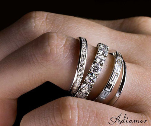 How To Wear Engagement Ring And Wedding Band
 10 Stacked Wedding Rings Worth Obsessing Over