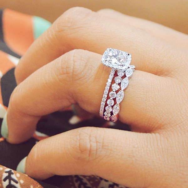 How To Wear Engagement Ring And Wedding Band
 Best Wedding Band Style – Ascot Diamonds