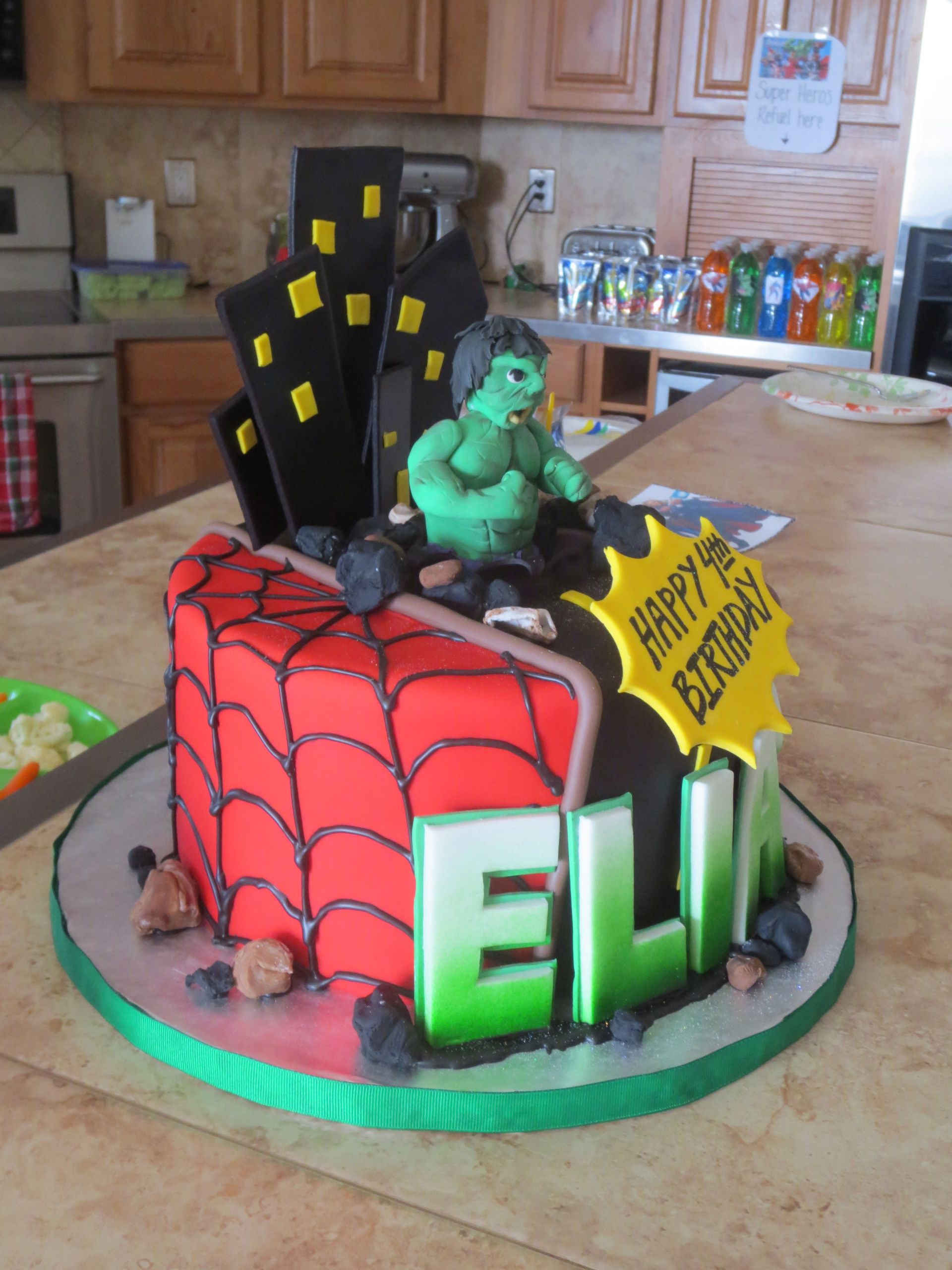 Hulk Birthday Cake
 hulk birthday cake