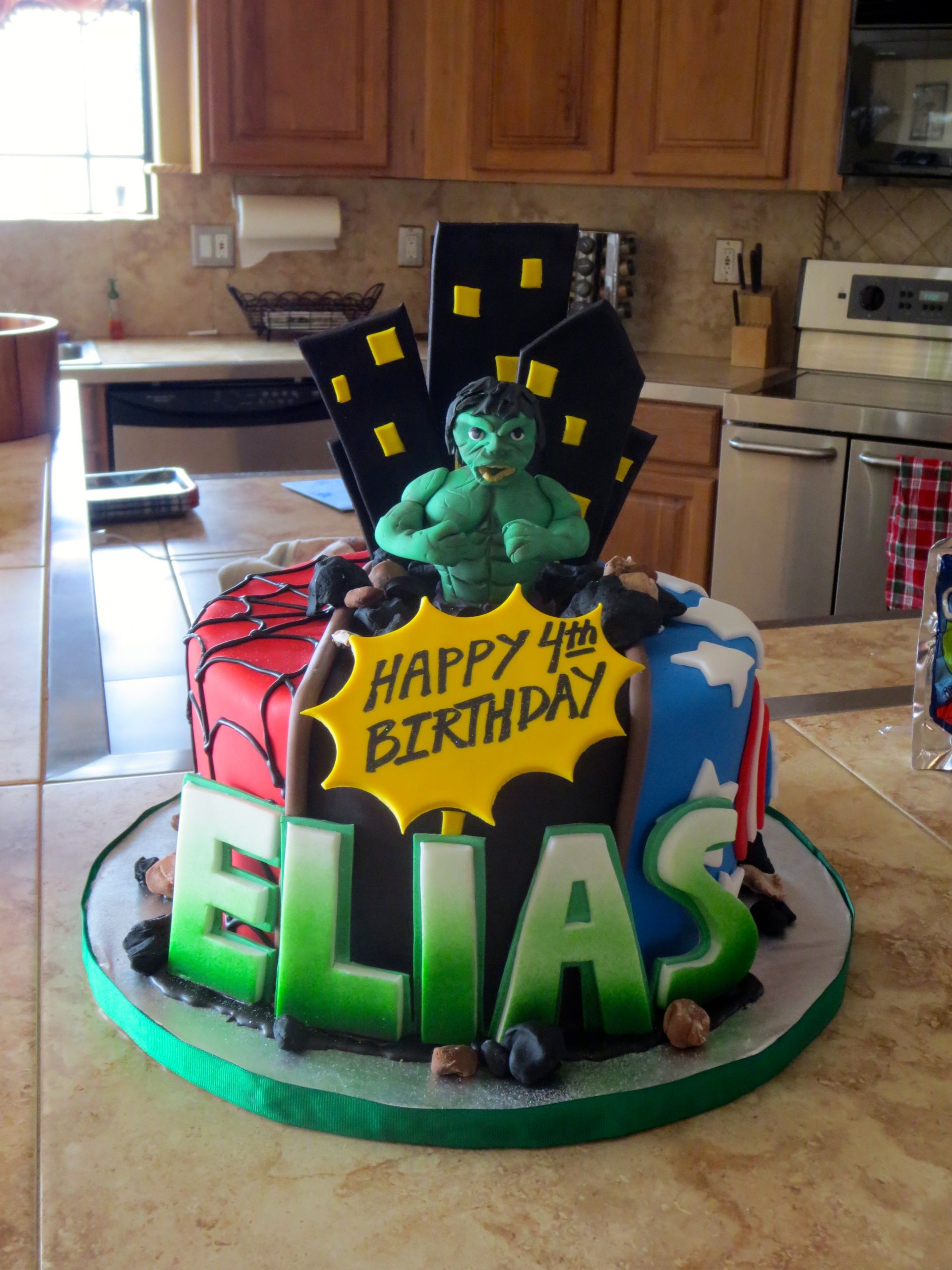 Hulk Birthday Cake
 hulk birthday cake