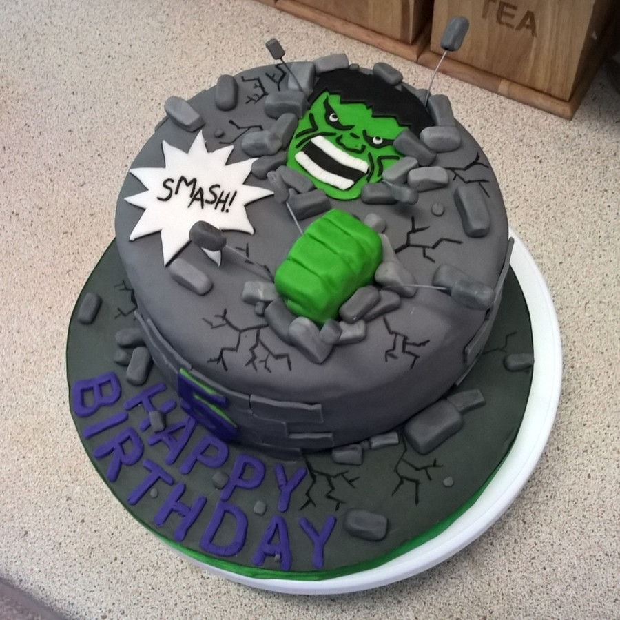 Hulk Birthday Cake
 Hulk "smash" Cake CakeCentral