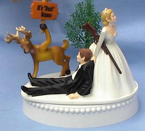 Hunting Wedding Cake Toppers
 Unavailable Listing on Etsy