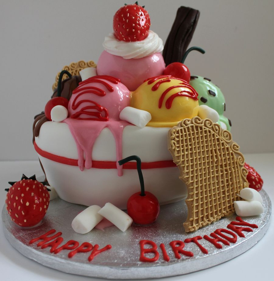 Ice Cream Birthday Cakes
 Creative Birthday Cake – Ice Cream