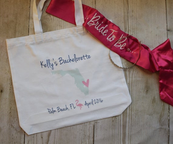Ideas For A Bachelorette Party In Delray Beach Florida
 Items similar to Personalized Florida Beach Bachelorette