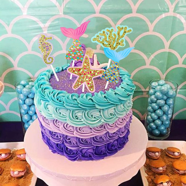 Ideas For A Mermaid Birthday Party
 Little Mermaid Party Decorations Kids Girl Birthday Party