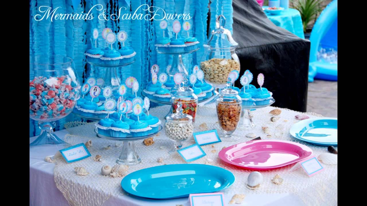 Ideas For A Mermaid Birthday Party
 Little mermaid birthday party decorations