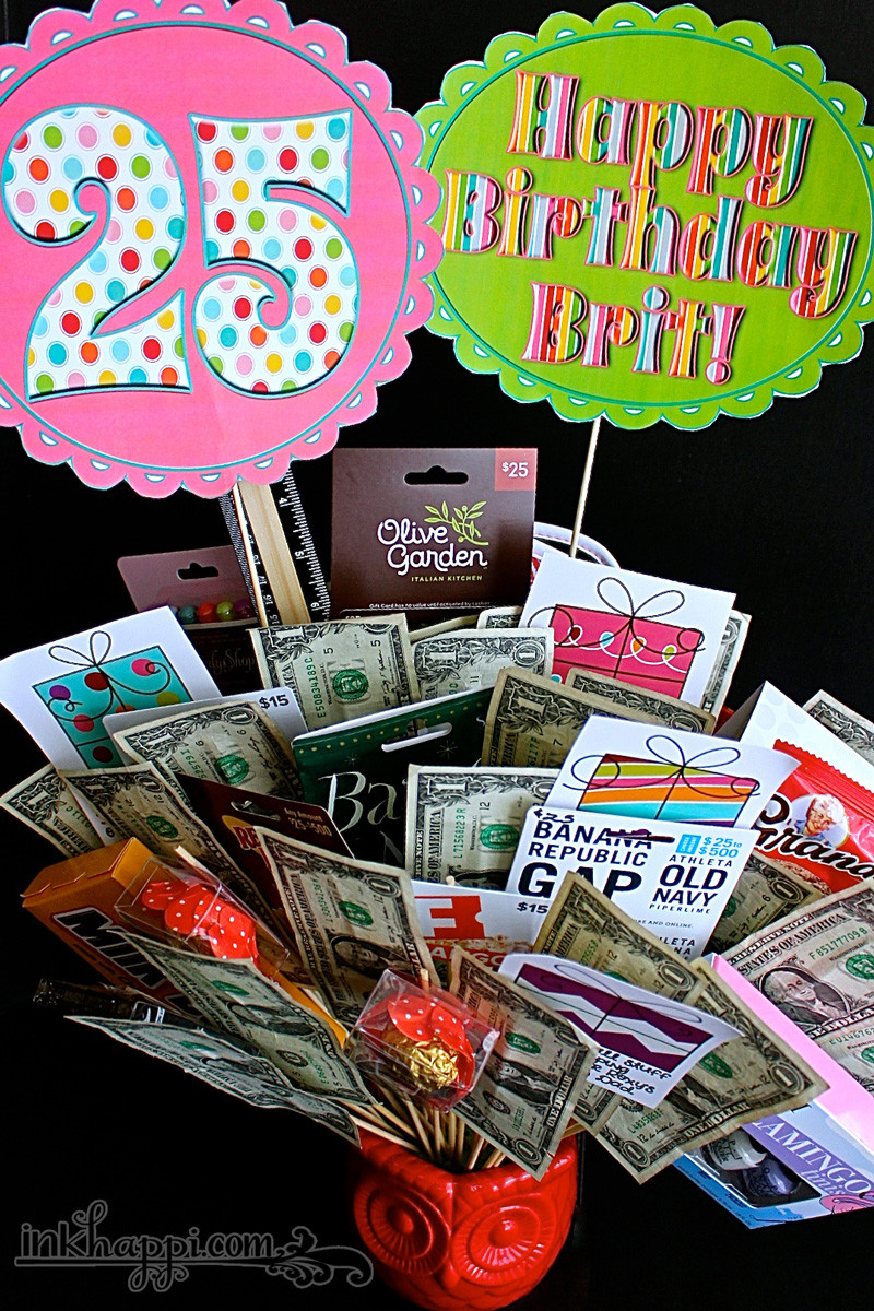 Ideas For Birthday Gifts
 Birthday Gift Basket Idea with Free Printables inkhappi