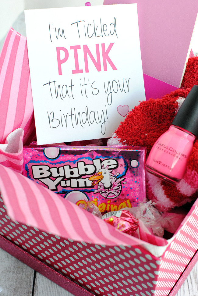 Ideas For Birthday Gifts
 Tickled Pink Gift Idea – Fun Squared