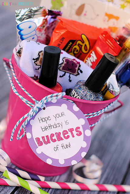 Ideas For Birthday Gifts
 Two Fun Birthday Gift Ideas "Buckets of Fun" & Candy