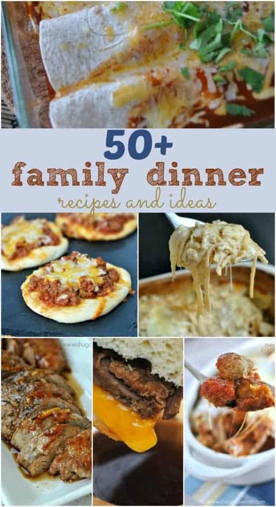Ideas For Dinners
 50 Family Dinner Recipes Shugary Sweets