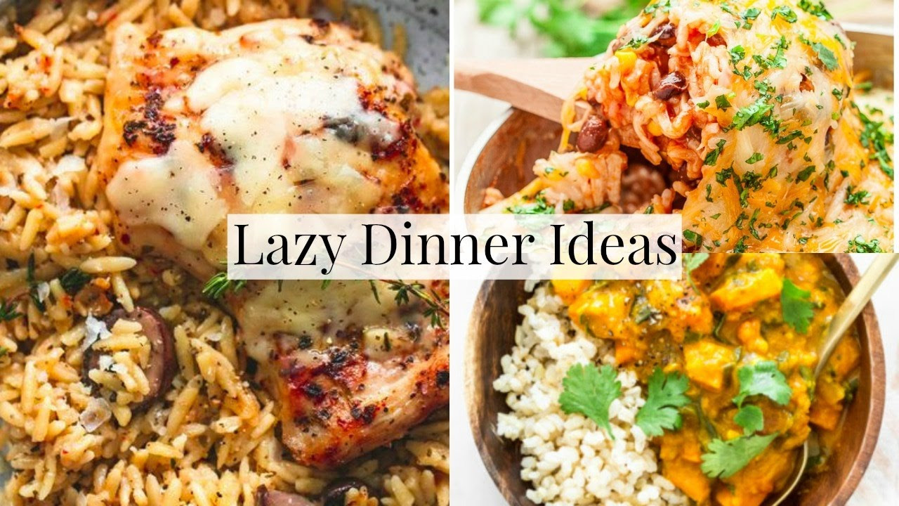 Ideas For Dinners
 Easy Family Dinner Ideas For LAZY DAYS