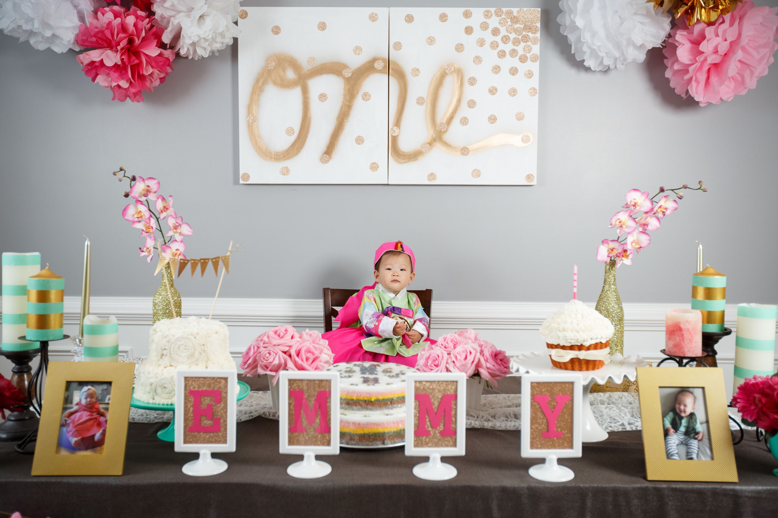 Ideas For1St Birthday Party
 Emmy s Dohl Korean 1st Birthday Party Love Your Abode