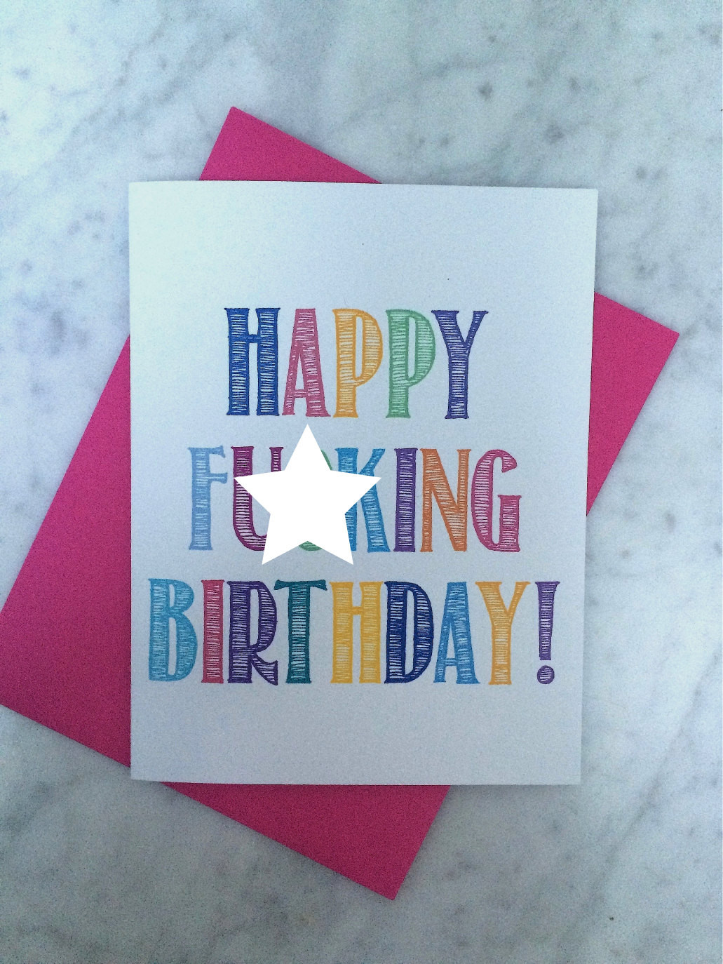 Inappropriate Birthday Cards
 Happy Fking Birthday Card Inappropriate Birthday by