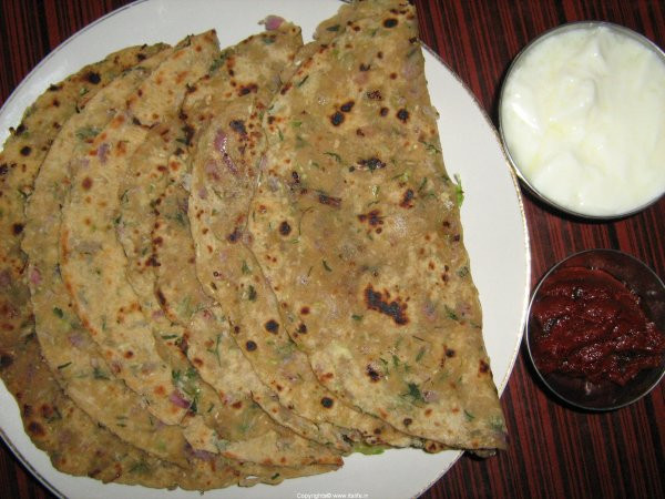 Indian Bread Recipes
 Recipe of yummy Cabbage Paratha
