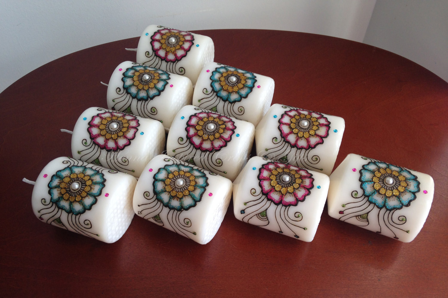 Indian Wedding Favors
 Set of 10 candles Indian wedding favors Hostess ts Thank