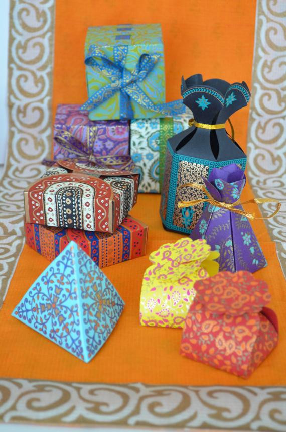 Indian Wedding Favors
 Items similar to Customized Favor Boxes Customized Favors