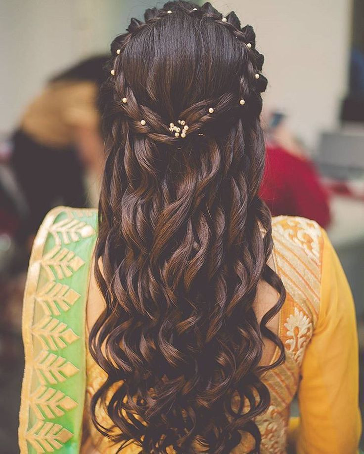 Indian Wedding Hairstyle For Long Hair
 Top 30 most Beautiful Indian Wedding Bridal Hairstyles for