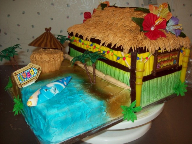 Indoor Beach Party Ideas For Adults
 Beach Theme Party Cake