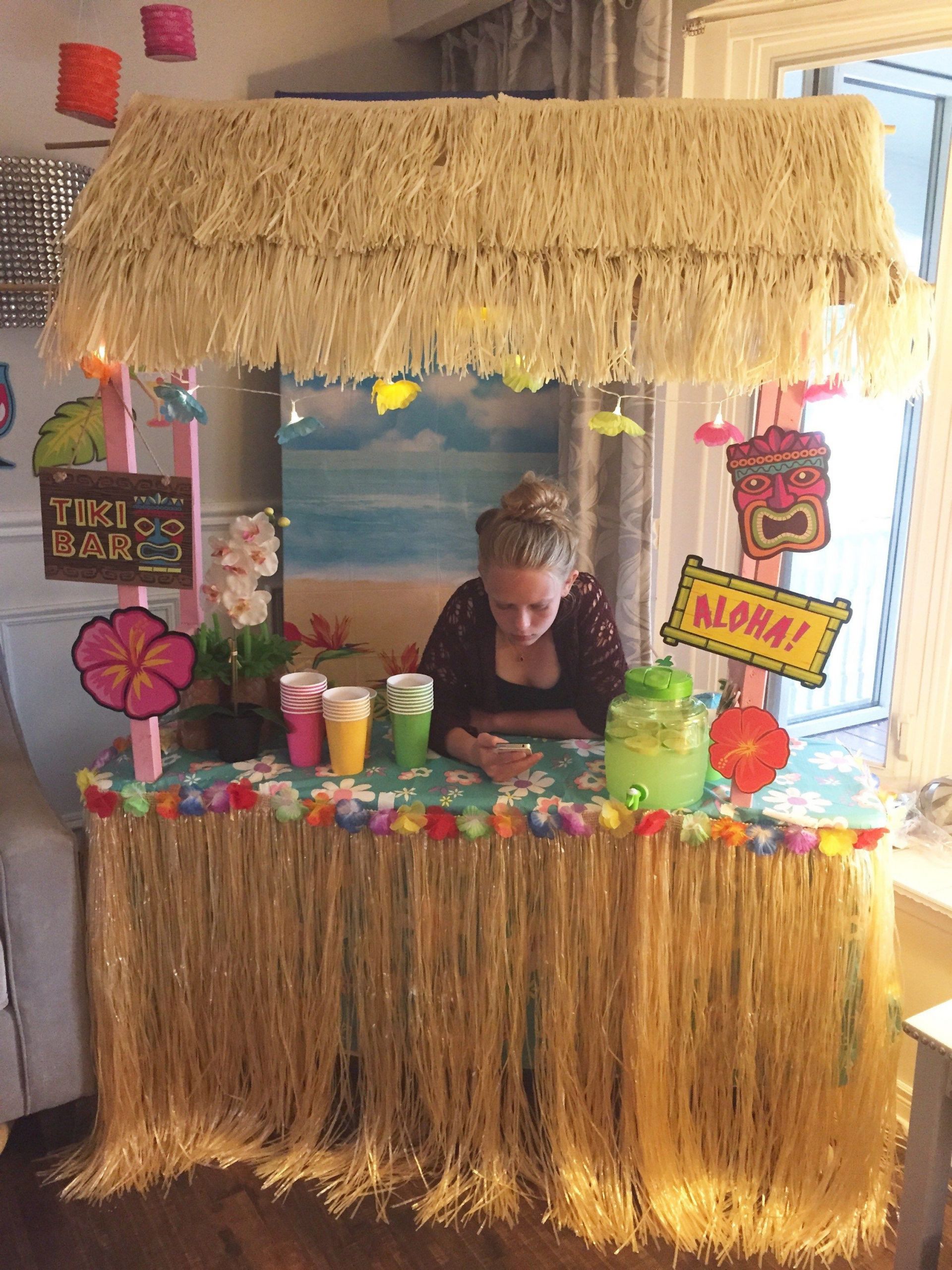 Indoor Beach Party Ideas For Adults
 DIY Tiki Bar daddy daughter dance