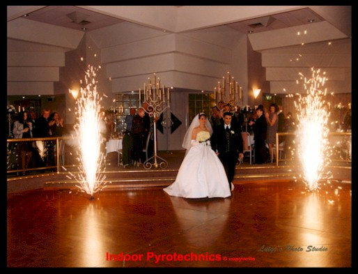 Indoor Wedding Sparklers
 Fireworks displays florida pyrotechnic centerpiece