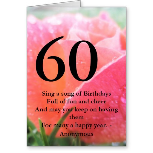 Inspirational 60Th Birthday Quotes
 For 60th Birthday Quotes Greetings QuotesGram