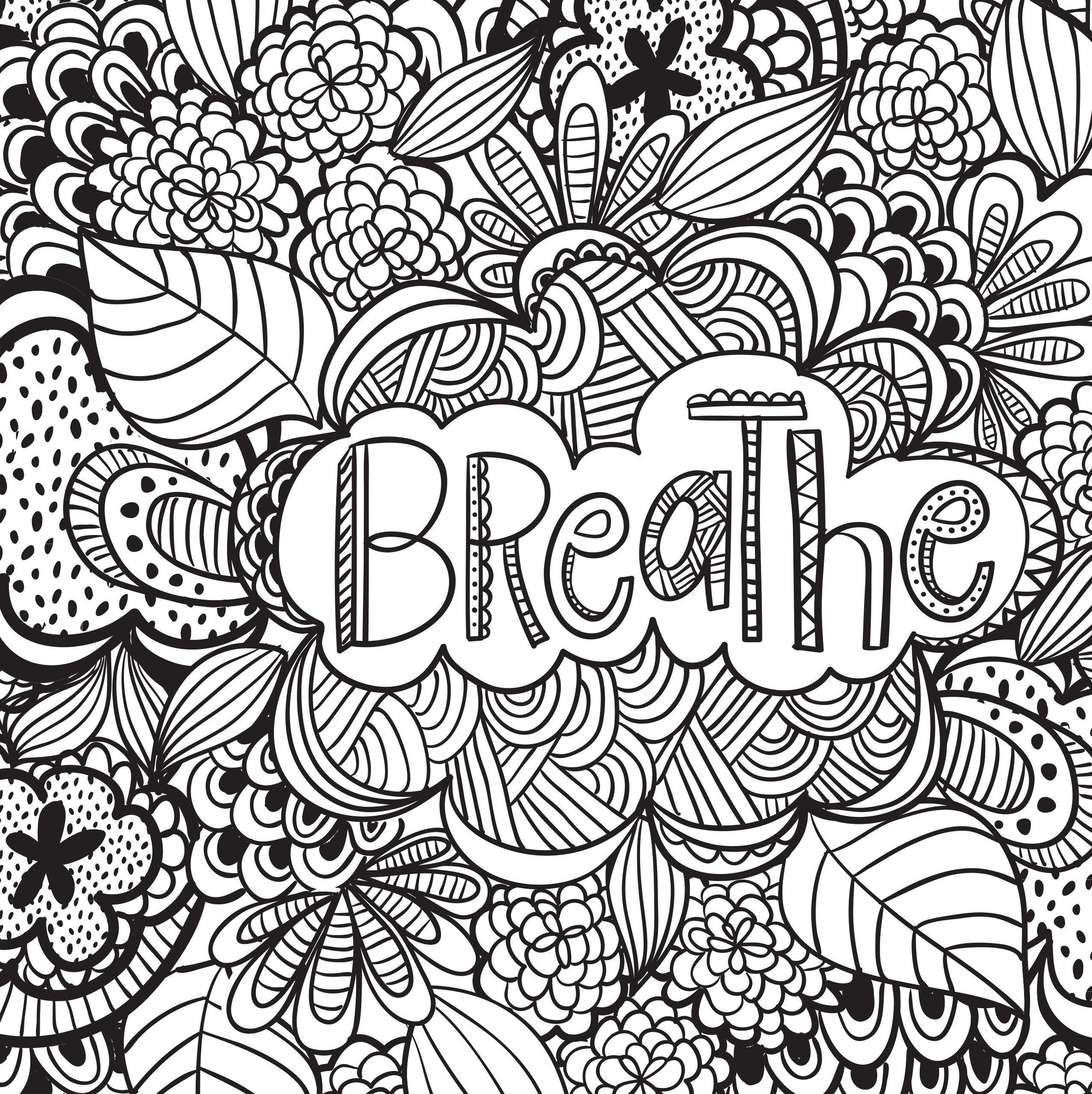 Inspirational Coloring Pages For Kids
 Joyful Inspiration Adult Coloring Book 31 stress