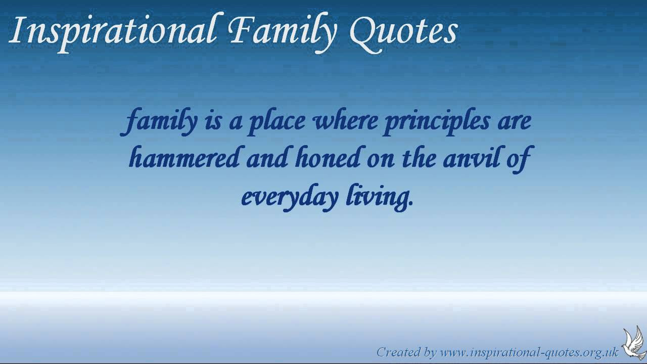 Inspirational Family Quotes
 Inspirational Family Quotes