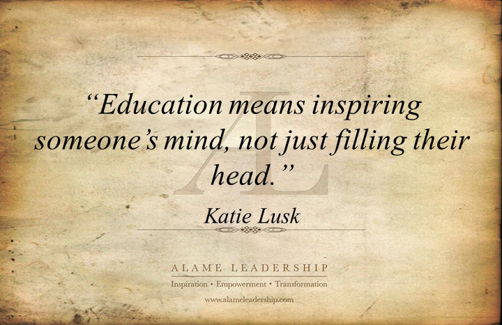 Inspirational Quote About Education
 AL Inspiring Quote on Education
